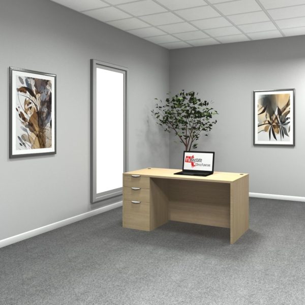 Rectangular Desk #3 Maple back 72 x 30